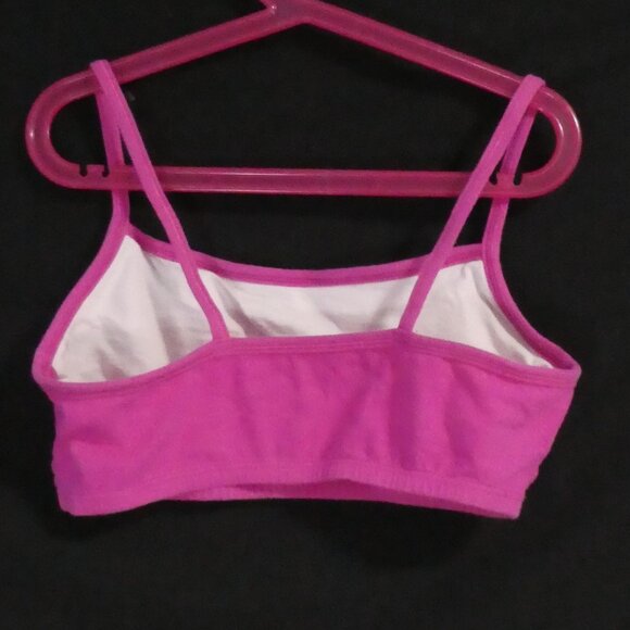 FRUIT OF THE LOOM | size 36 | Girls' Pink Spaghetti Strap Sports Bra - Picture 2 of 14